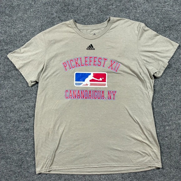 adidas Other - Adidas Picklefest XII Performance T-Shirt Mens Size 2XL Gray Pickleball Event